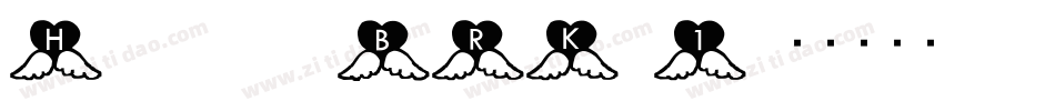 Hearts -BRK-1字体转换